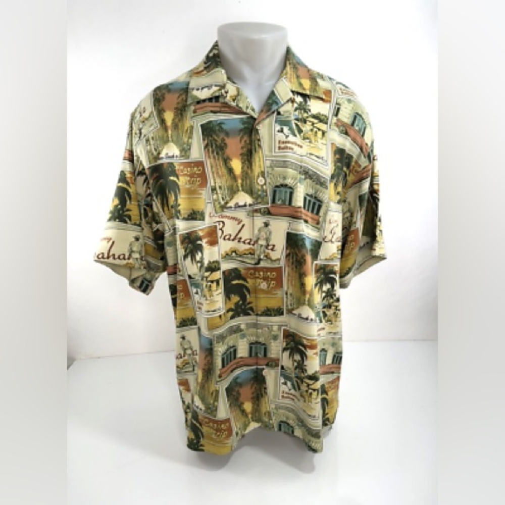 Tommy Bahama Las Vegas silk Multicolor Men's Shirt med